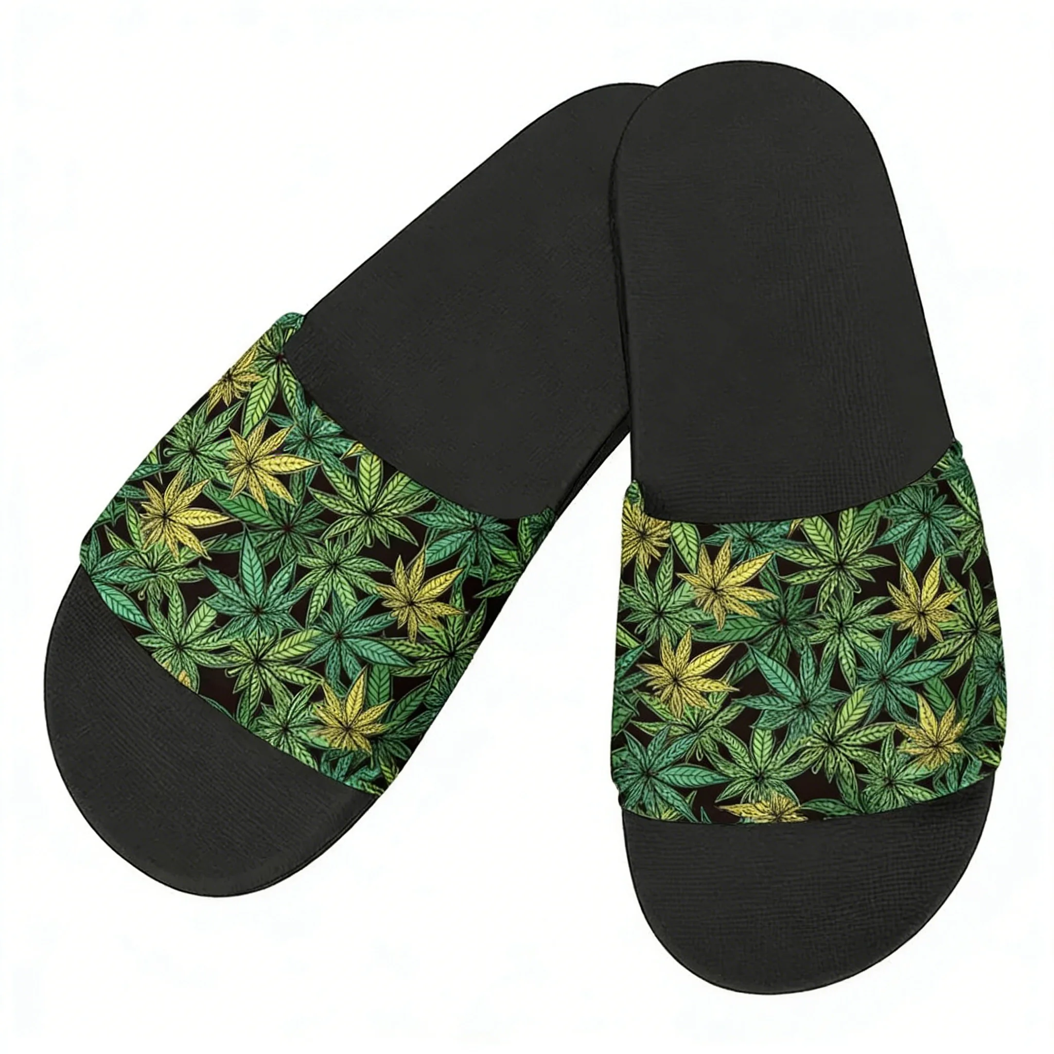 Women'S Shoes Yellow - Leaf Weed Rasta Marijuana Red Yellow