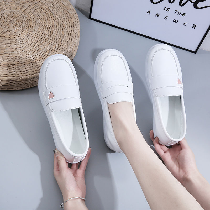 New white soft-soled nurse sho - Women'S Shoes For Flat Feet ulasan dan harga