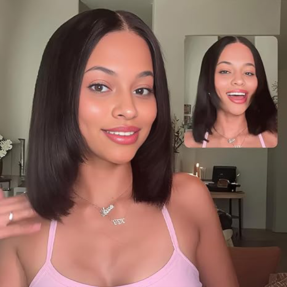 Glueless Human Hair Wigs Brazi - Women'S Shoes Bobs ulasan dan harga