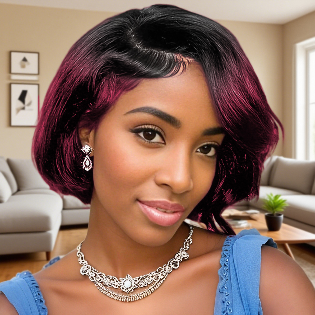 13X4 Lace Front Wigs Human Hai - Women'S Shoes Bobs ulasan dan harga
