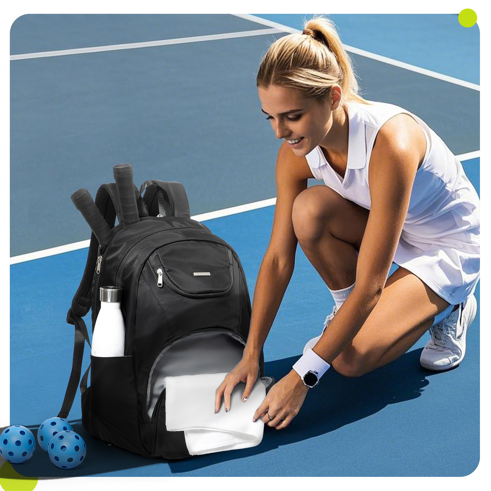 Tennis Bag Tennis Backpack 2 R - Women Shoes Casual ulasan dan harga