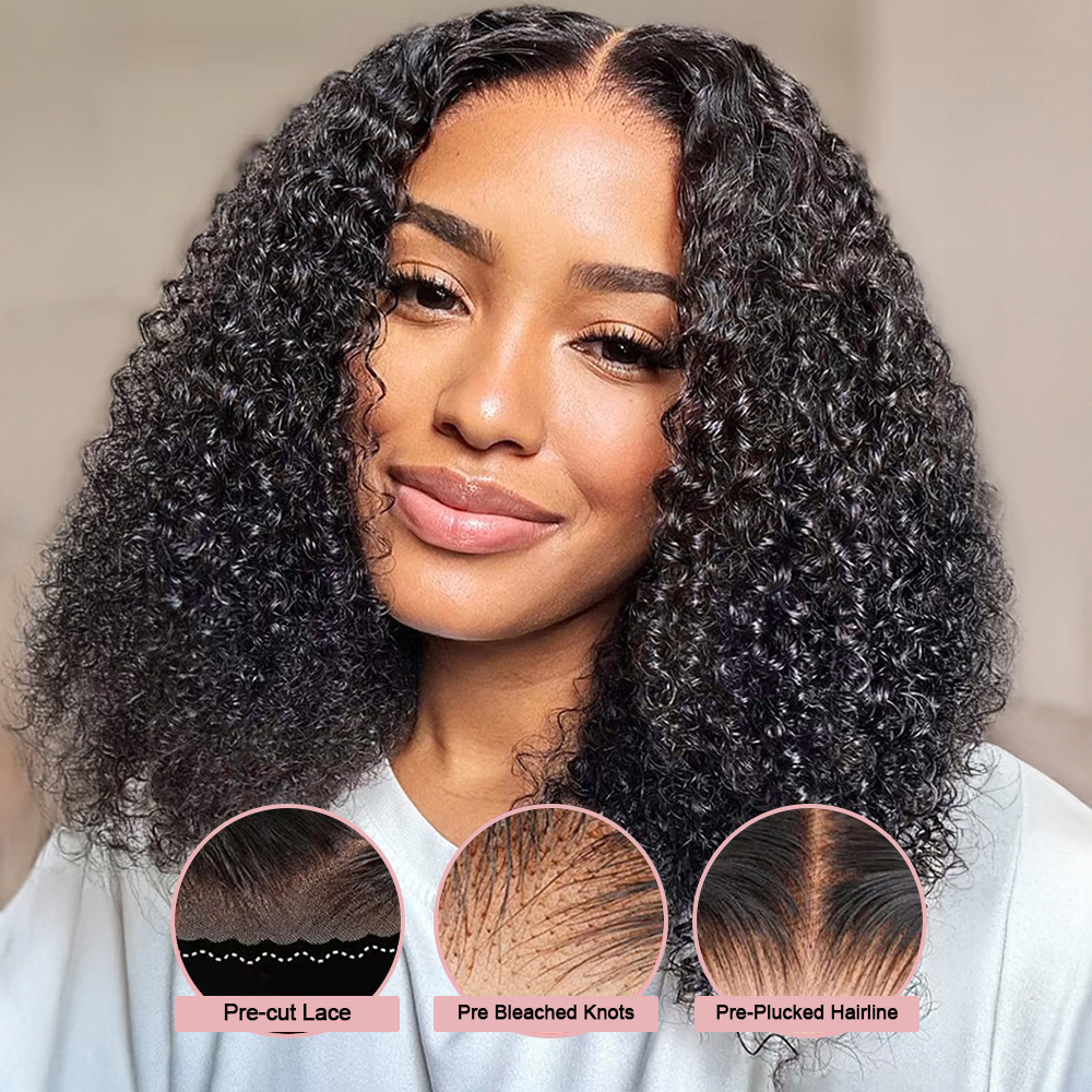 Glueless Deep Wave Short Bob C - Women'S Shoes Bobs ulasan dan harga