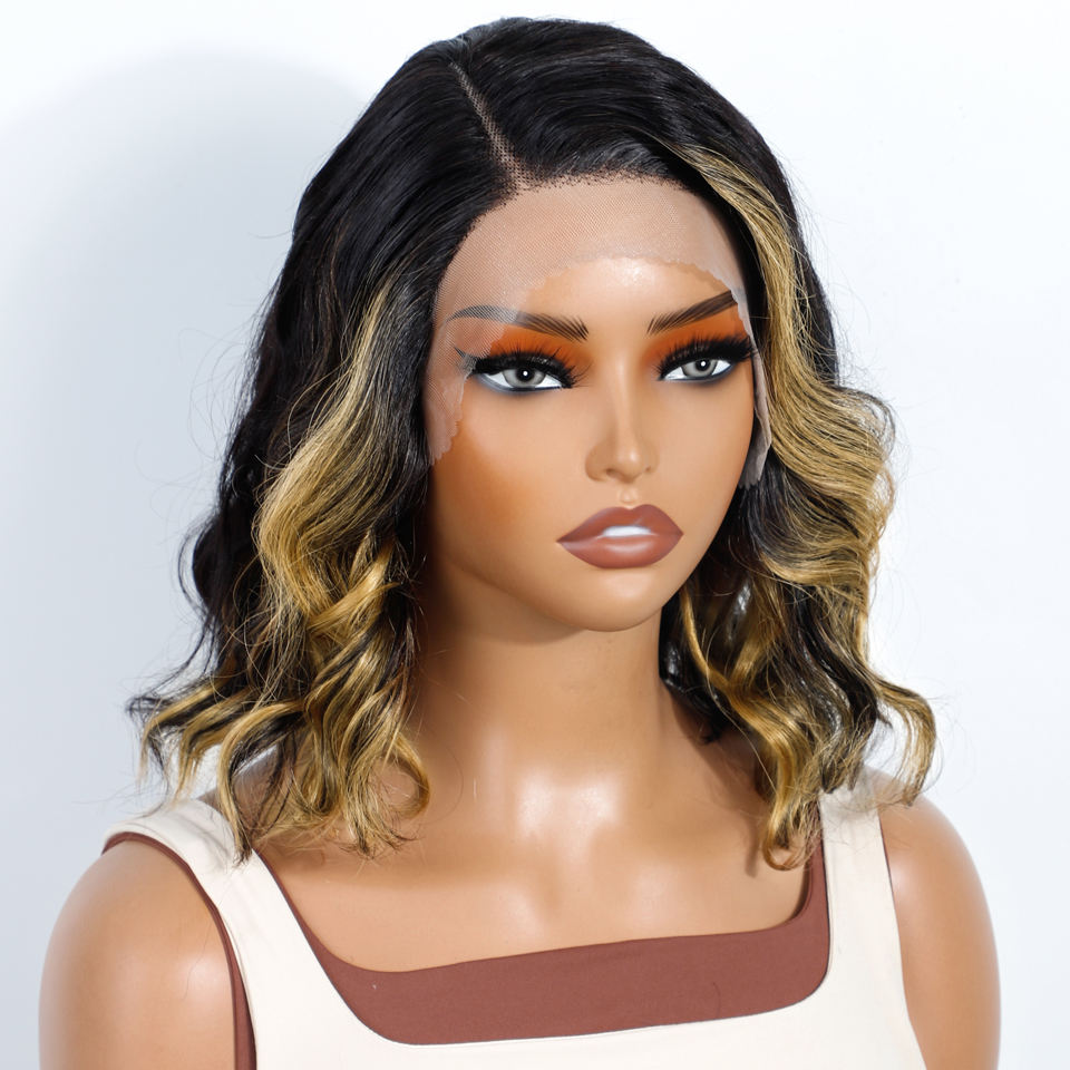 Sleek Short Bodywave Bob Human - Women'S Shoes Bobs ulasan dan harga