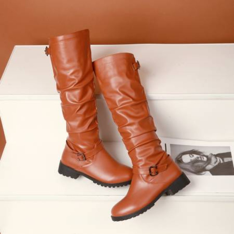 2025 Female Zip Leather Knee H - Women'S Shoes Easy Street ulasan dan harga