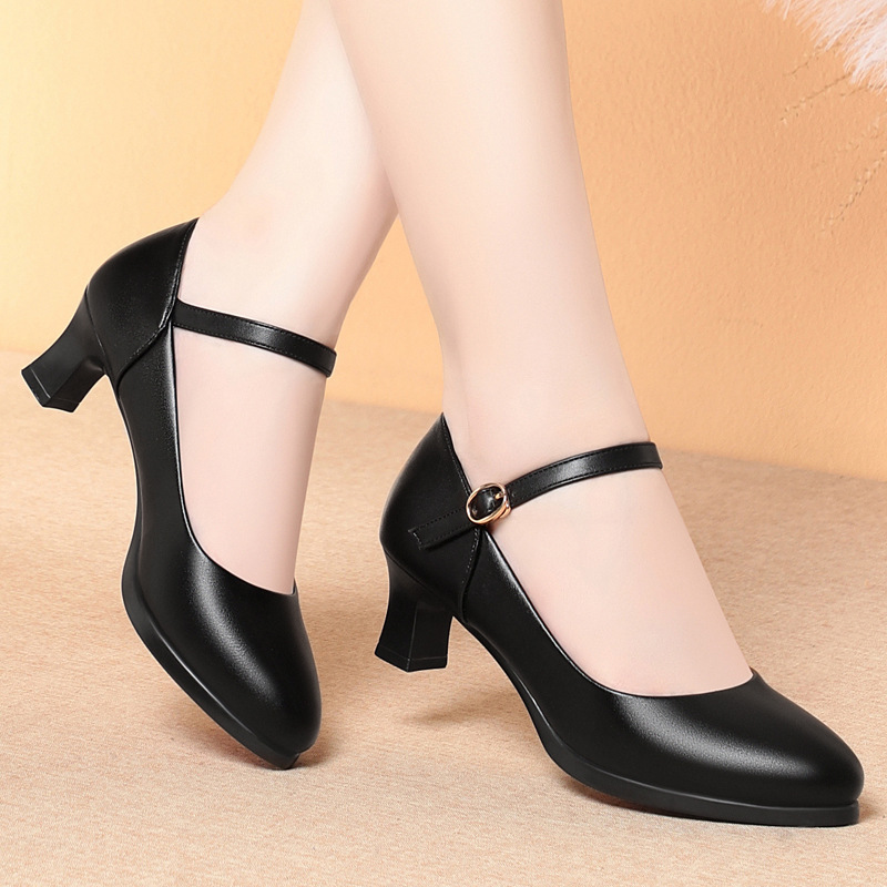 5cm Heels Flight Attendant Wor - Women'S Shoes For Standing All Day ulasan dan harga