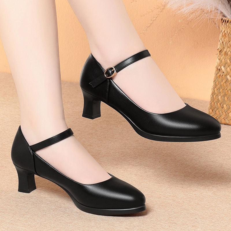 5cm Heels Flight Attendant Wor - Women'S Shoes For Standing All Day ulasan dan harga