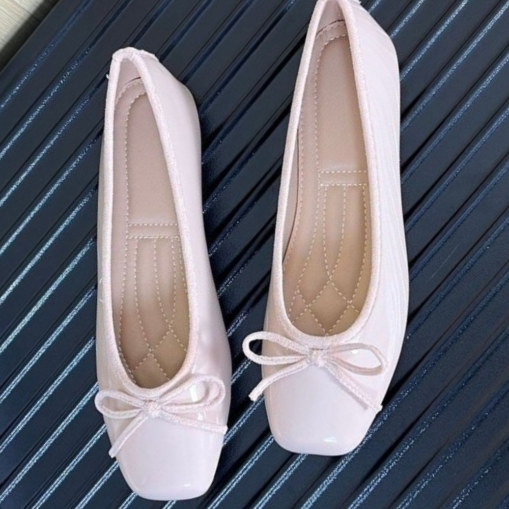 Women Nude Pink Patent Leather - Women Shoes Casual ulasan dan harga