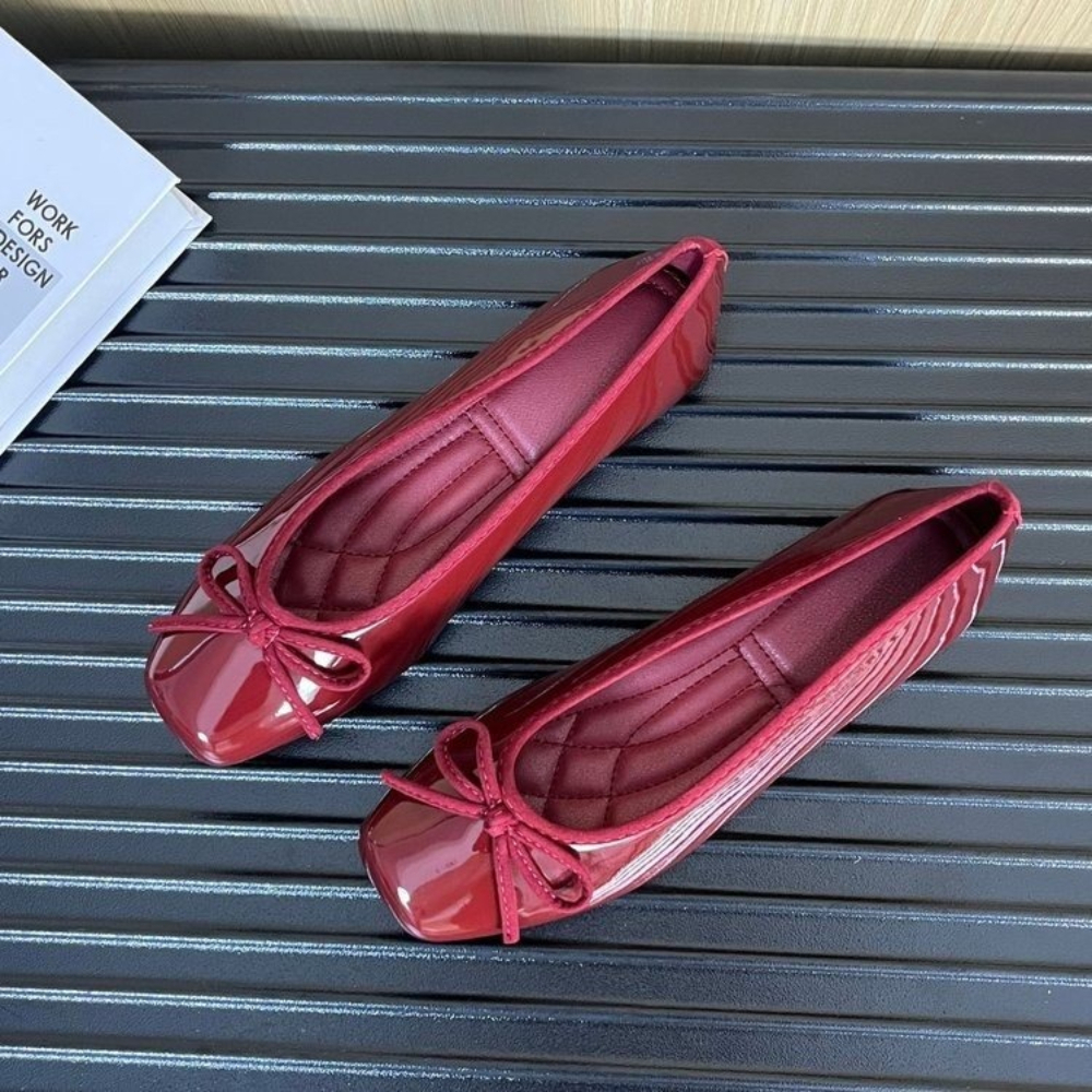 Women Nude Pink Patent Leather - Women Shoes Casual ulasan dan harga