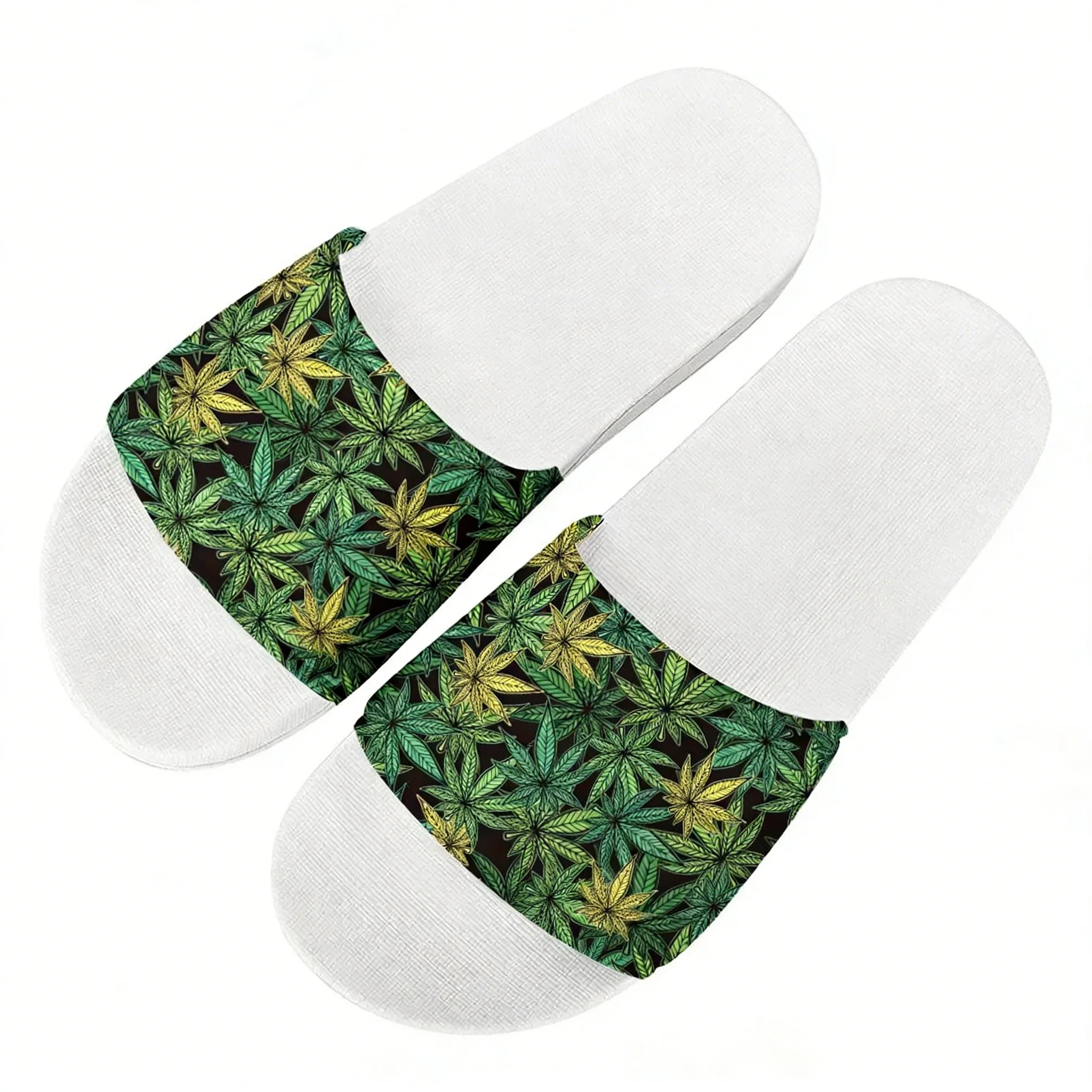 Leaf Weed Rasta Marijuana Red  - Women'S Shoes Yellow ulasan dan harga