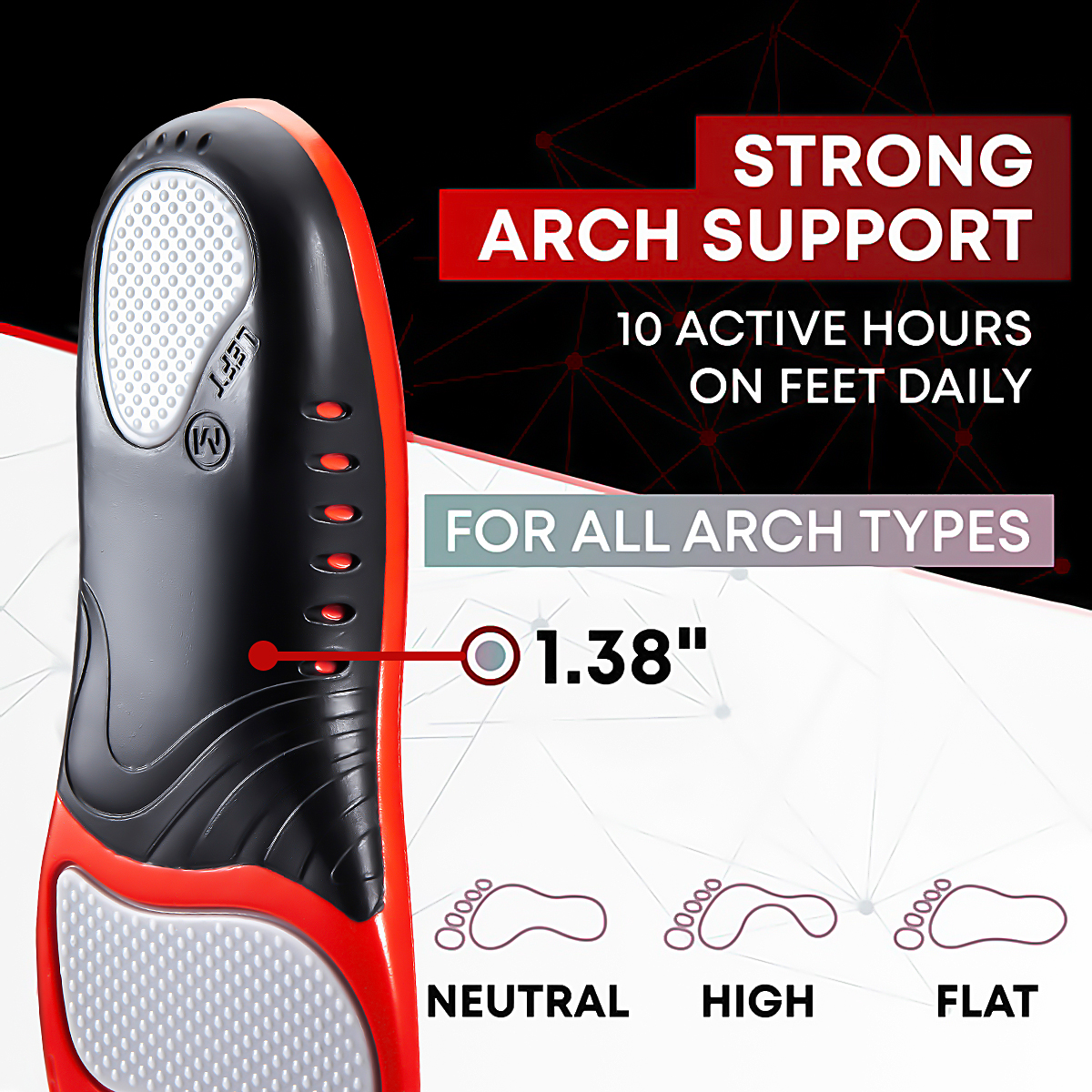 220+ Lbs Heavy Duty High Arch  - Women'S Shoes For Standing All Day ulasan dan harga