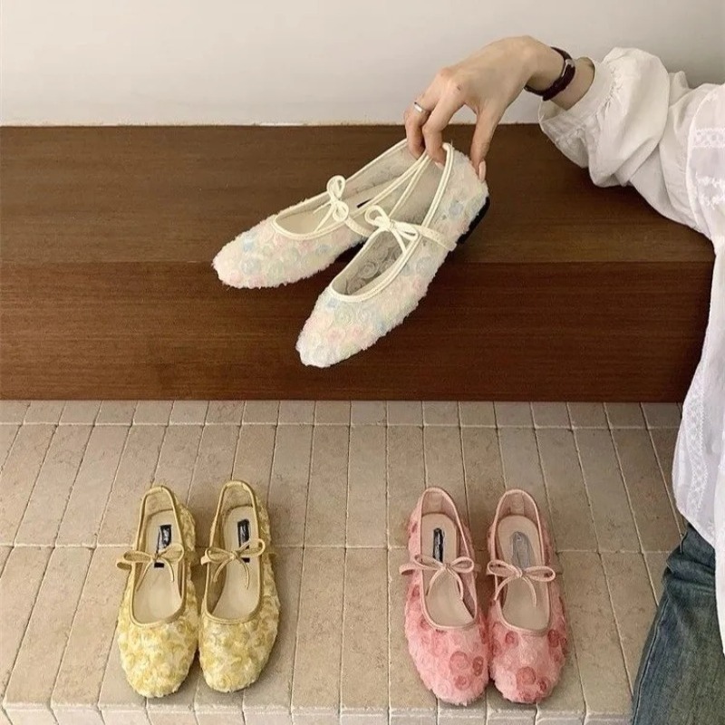 Gentle New Chinese Rose Mesh M - Women Shoes Casual ulasan dan harga