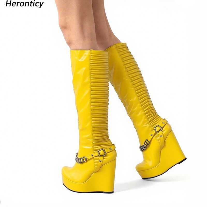 Heronticy Handmade Women Winte - Women'S Shoes Yellow ulasan dan harga