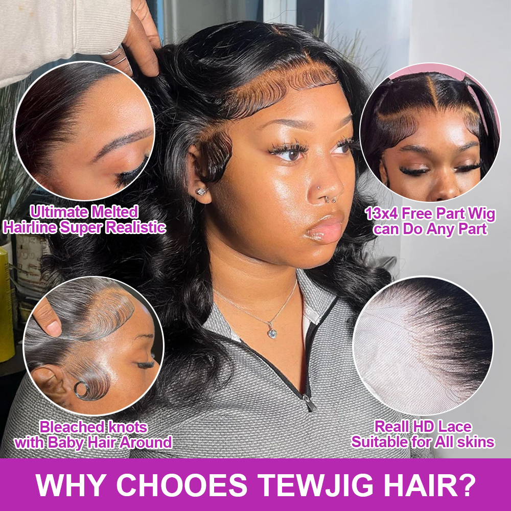 100% Human Hair Glueless Body  - Women'S Shoes Bobs ulasan dan harga
