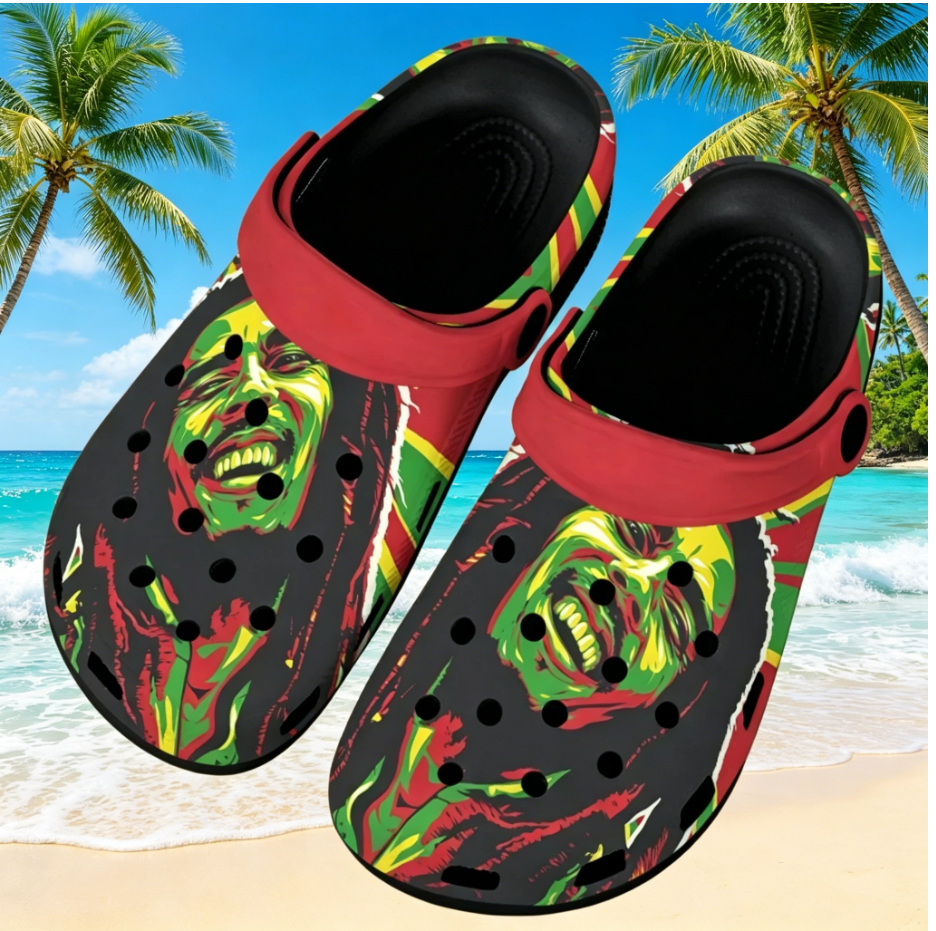 Bob Marley Reggae Theme Clogs  - Women'S Shoes Bobs ulasan dan harga