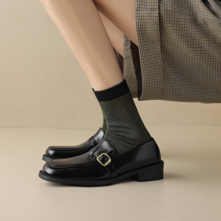 Low-Heel Slip-On Ladies Black  - Women'S Shoes Easy Street ulasan dan harga
